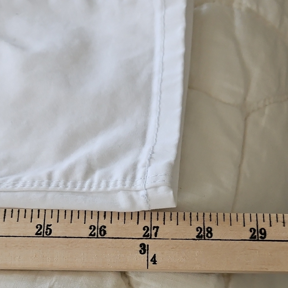 Curve Appeal Chino Trousers- High Rise Slim Straight Leg  w/ Scarf Belt - Picture 6 of 8